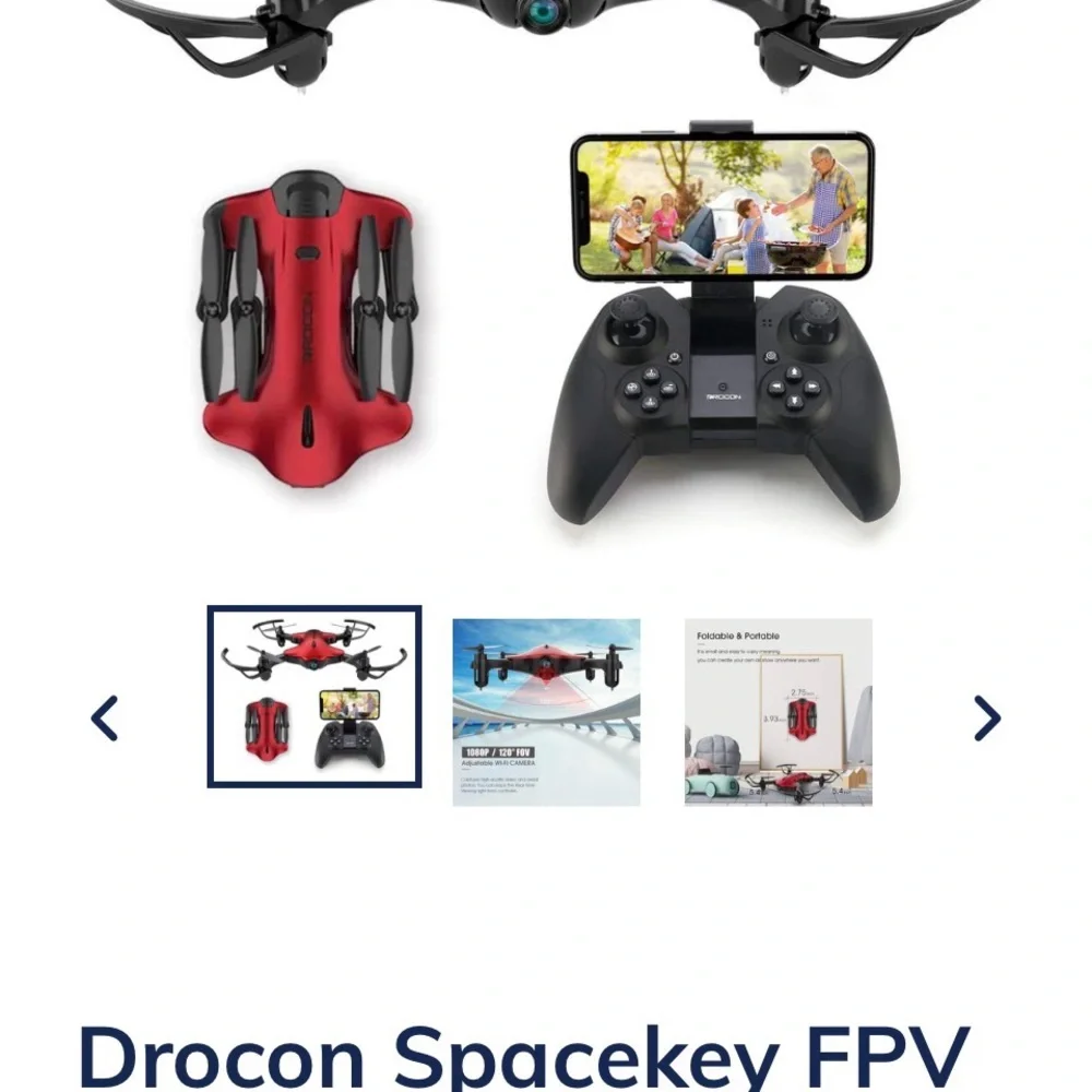DROCON Spacekey Drone - Red and Black